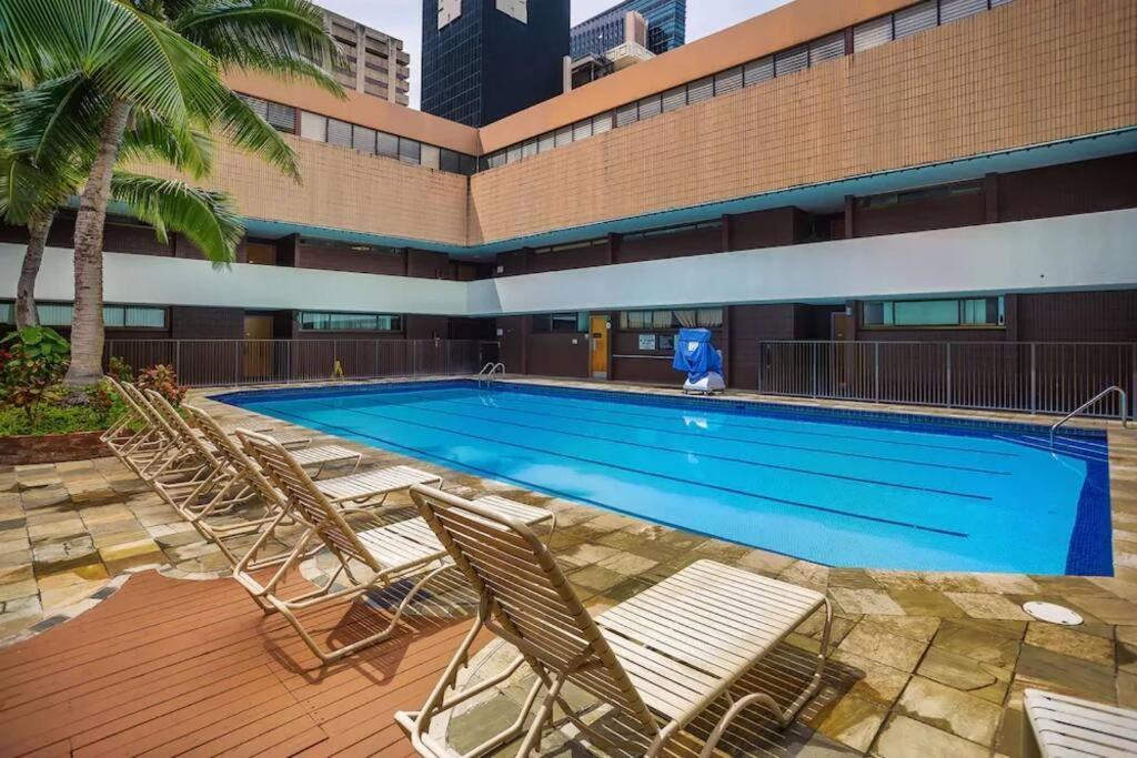 Appartement 2Br Downtown High Ceiling Free Parking And Wifi à Honolulu Extérieur photo